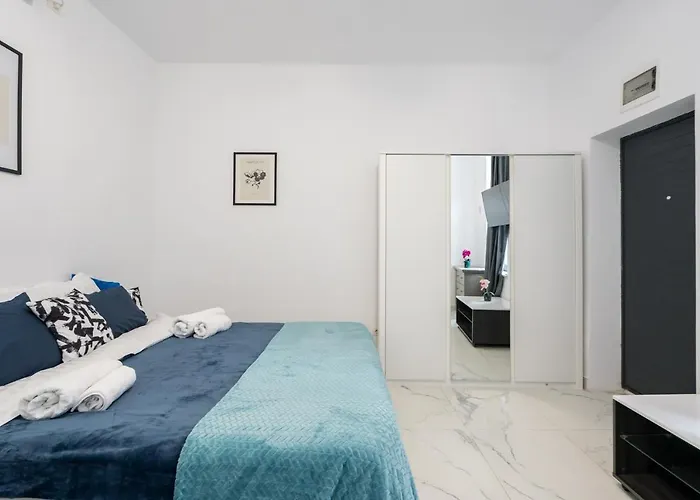 公寓 Blue-line-apartment-unirii *